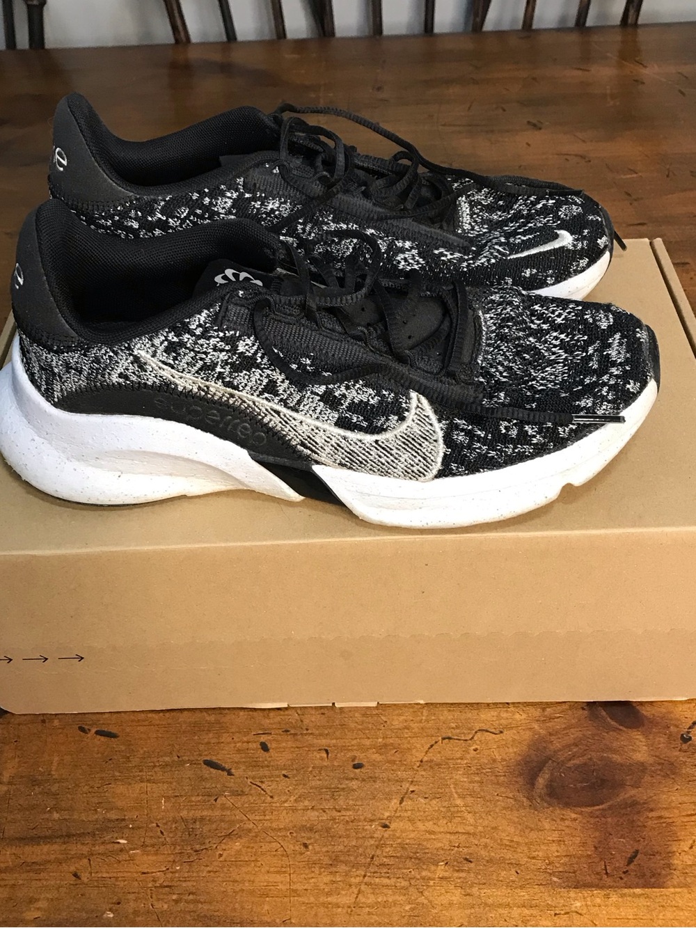 Nike Superrep Go 3 Next Nature Flyknit DH3393-010 Black Women's Size 8